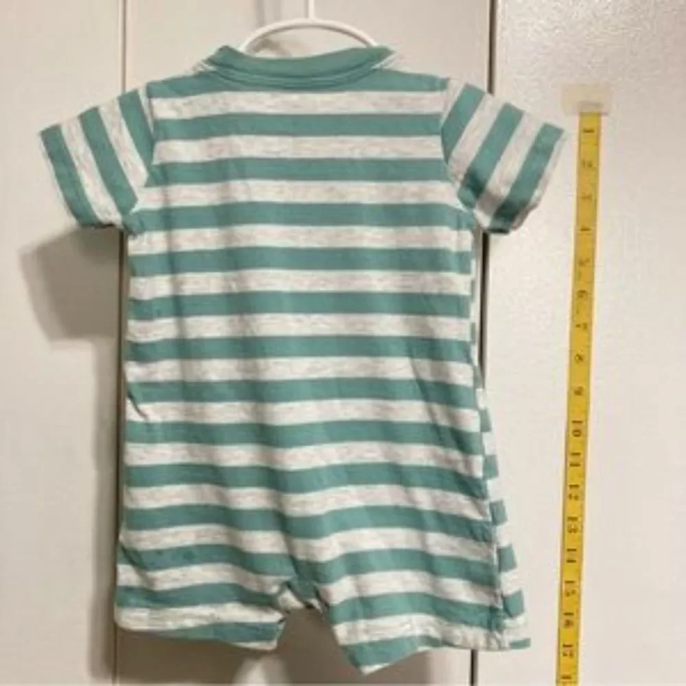 CARTERS Child of Mine Frog Summer Play One Piece Romper Unisex 3 to 6 Months